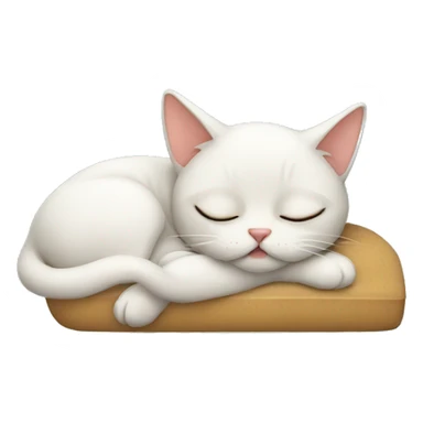 Sleeping taby cat sticker
