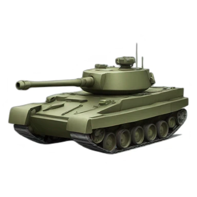 tank with a letter v on board sticker