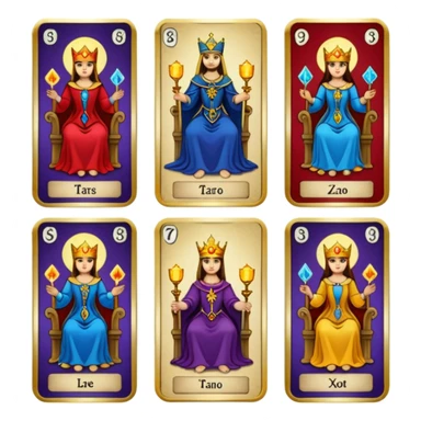 Tarot cards sticker