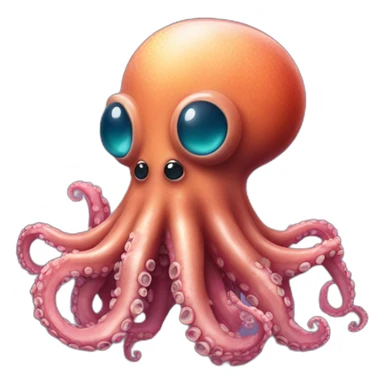 Pulpo con escafandra espacial sticker