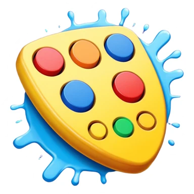 Paint that says "Get out of my game!!" sticker