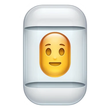 translucent capsule sticker