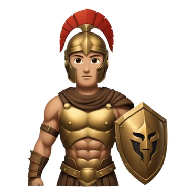 Spartan soldier house sticker