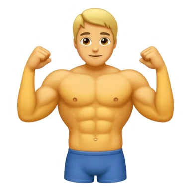 Costas musculosas sticker