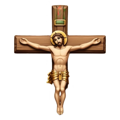 crucifix sticker