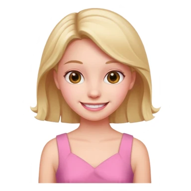 Clean girl pink sticker