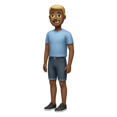 Guy with a below knee amputation  sticker