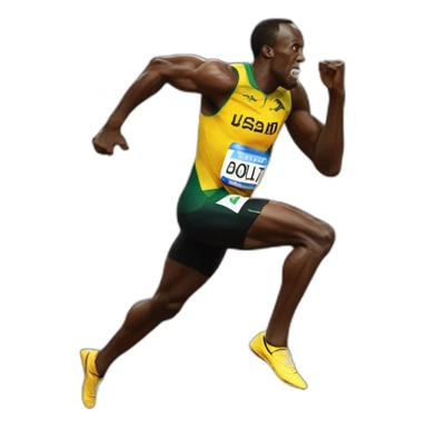 Usain bolt sticker