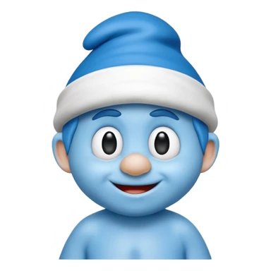 smart smurf  sticker