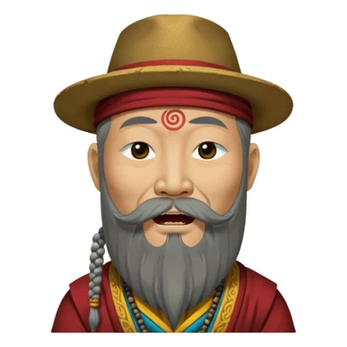 Farm villain Tibetan throat singer  sticker