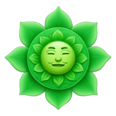 Anahata chakra detailed sticker