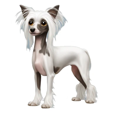 Chinese Crested Dog Gosha sticker