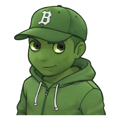 realistic portrait of a boy sticker