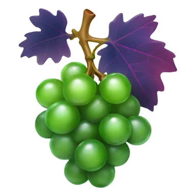 Grapes made of glass sticker