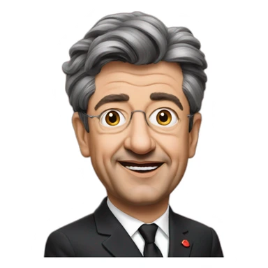 mélenchon pinup sticker