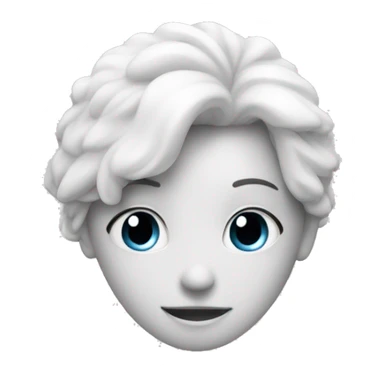 Imagen de Corazon blanco con detalles sticker