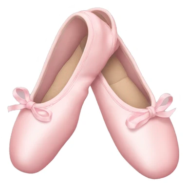 pastel pink ballet shoes sticker