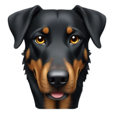 Medium beauceron dog sticker