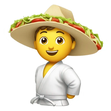 Tacos faire du Judo sticker