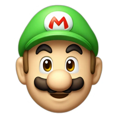 Super mario qui frappe luigi sticker