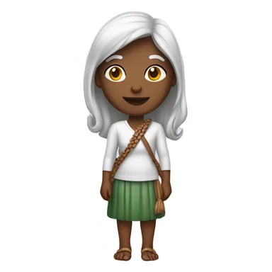 mulher branca loira com malas de mão sticker