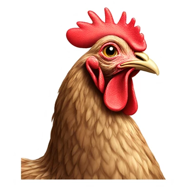 Hen sticker