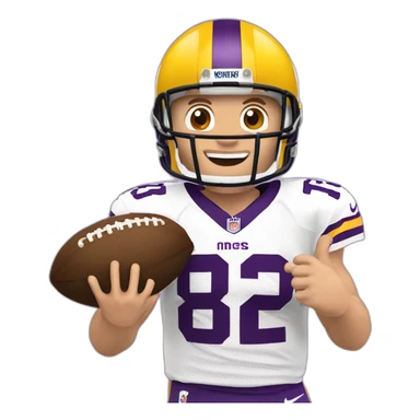 kirk cousins holding eggplant sticker