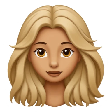 female animal with long hair sticker