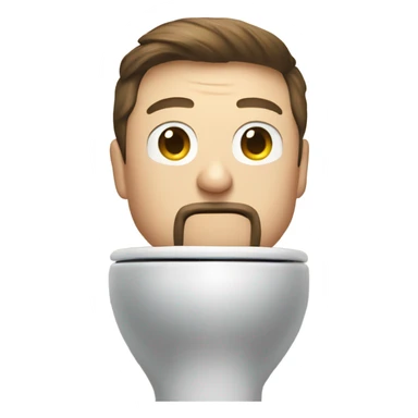 Elon musk au toilet sticker