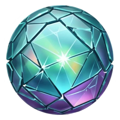 Make a shattered magic orb sticker