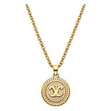 Y2K Juicy couture necklace sticker