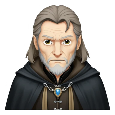 Fenrir Greyback in harry potter, black cloak sticker
