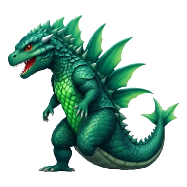 Godzilla evolved sticker