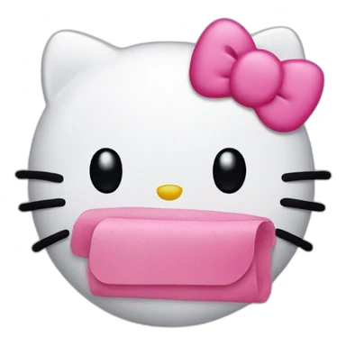 Emoji hello kitty sticker