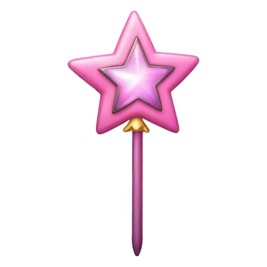 a magical girl star wand sticker