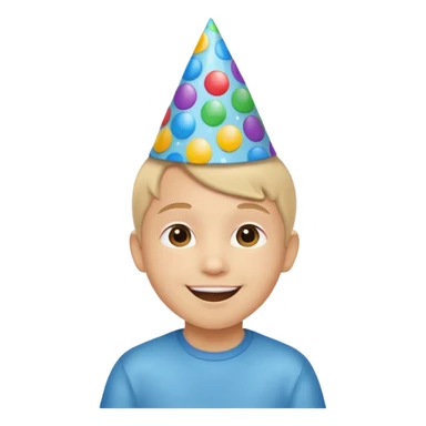kid celebrating birthday sticker