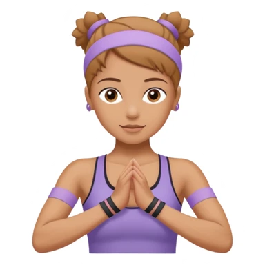 pilates lilac wristbands sticker