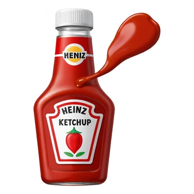 One Heinz Ketchup Sachets 10ml sticker