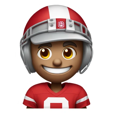 Brutus the Ohio state mascot sticker