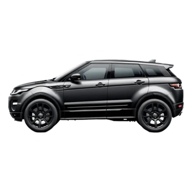 2024 all black LandRover evoque  sticker