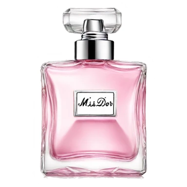 miss dior perfume bottle sticker