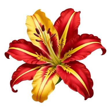 Gloriosa lily emoji sticker