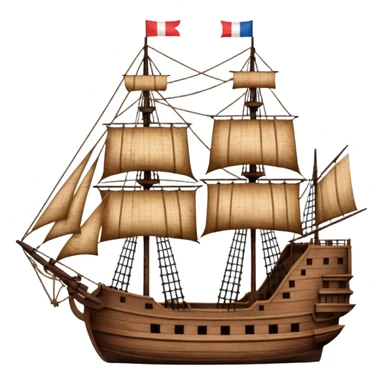 Batavia the Dutch East India Company ship sticker