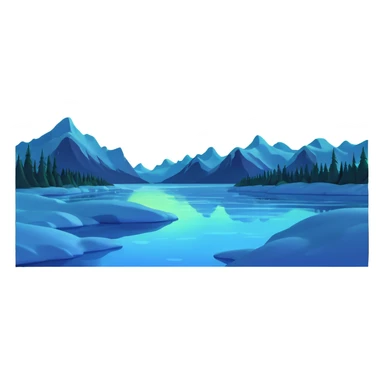 vibrant northern lights in arctic sky sticker