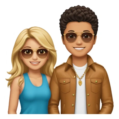 Shakira And Bruno Mars sticker