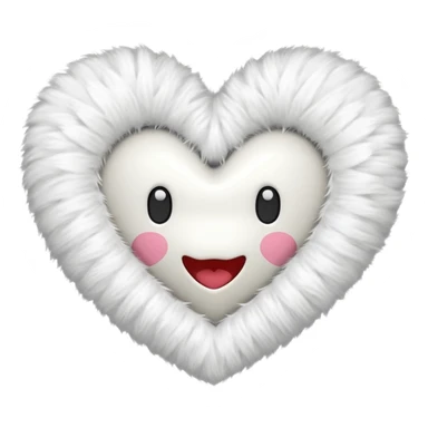 Adidas fur heart sticker