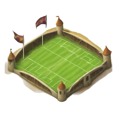 quidditch field sticker
