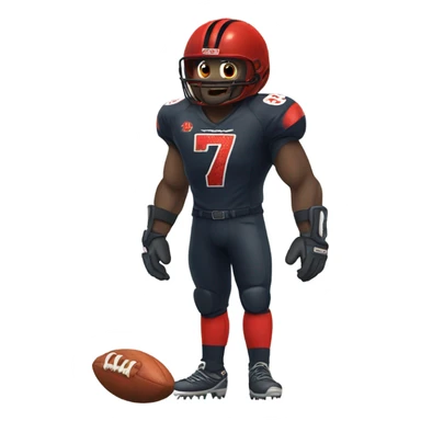 demongutz77 wearing cleats sticker