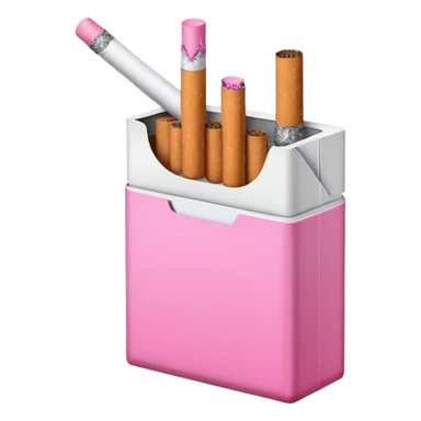 A pack of pink aesthetic cigarettes  sticker