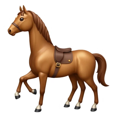 Standing Horse 3D emoji sticker